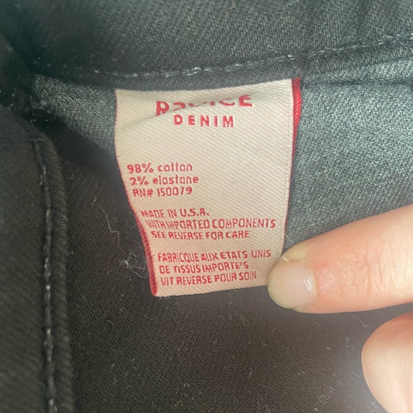 REVICE Coated Black Straight/Skinny Jeans - Picture 4 of 7